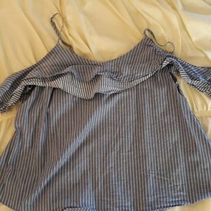 Tank top with ruffle